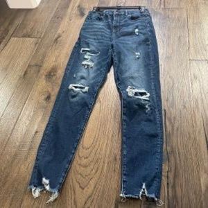 American Eagle Ne(x)t Level Patched High V-Rise Jegging